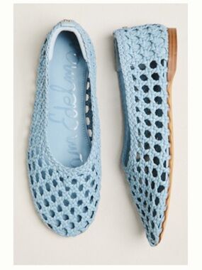 Sam Edelman Shira Woven Ballet Flat - Light Blue